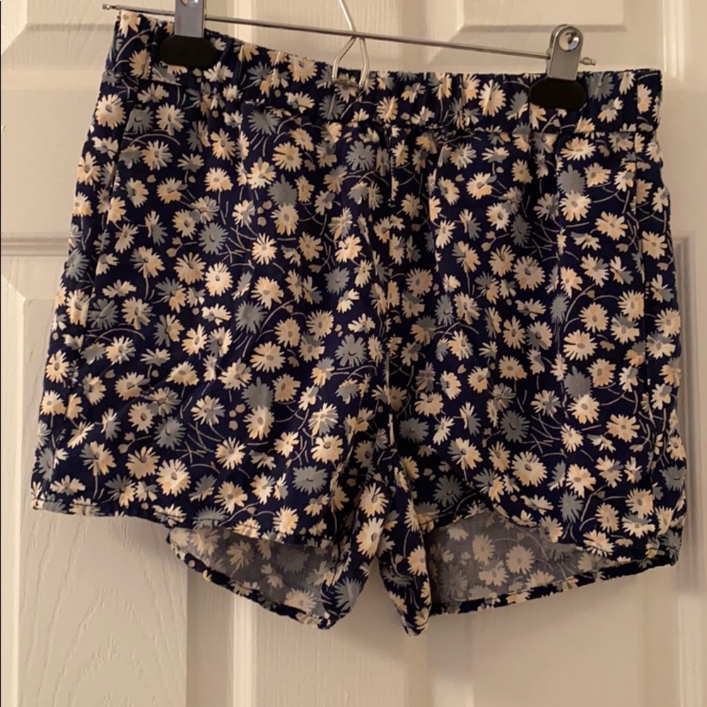 Madewell floral shorts -size s, elastic waist